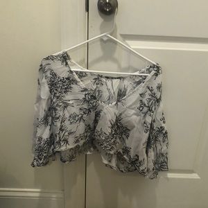 Floral crop top